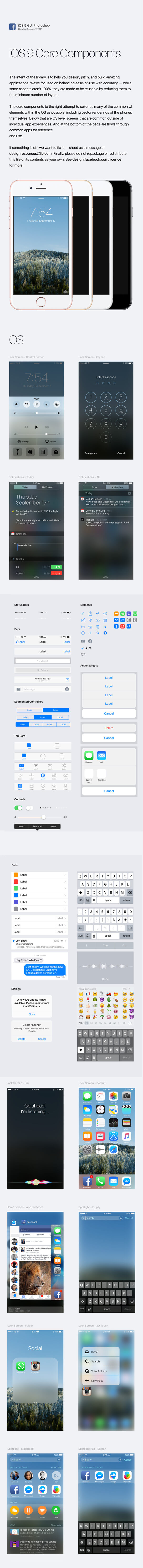 Free IOS 9 UI