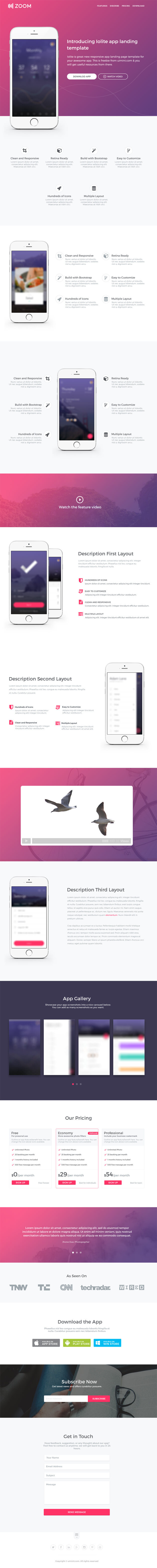 zoom Free ios ui kit