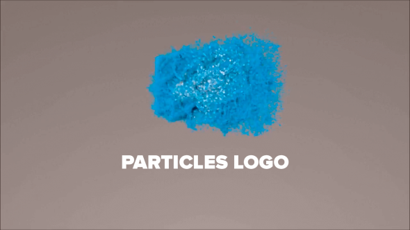 Particles Logo Intro Opener